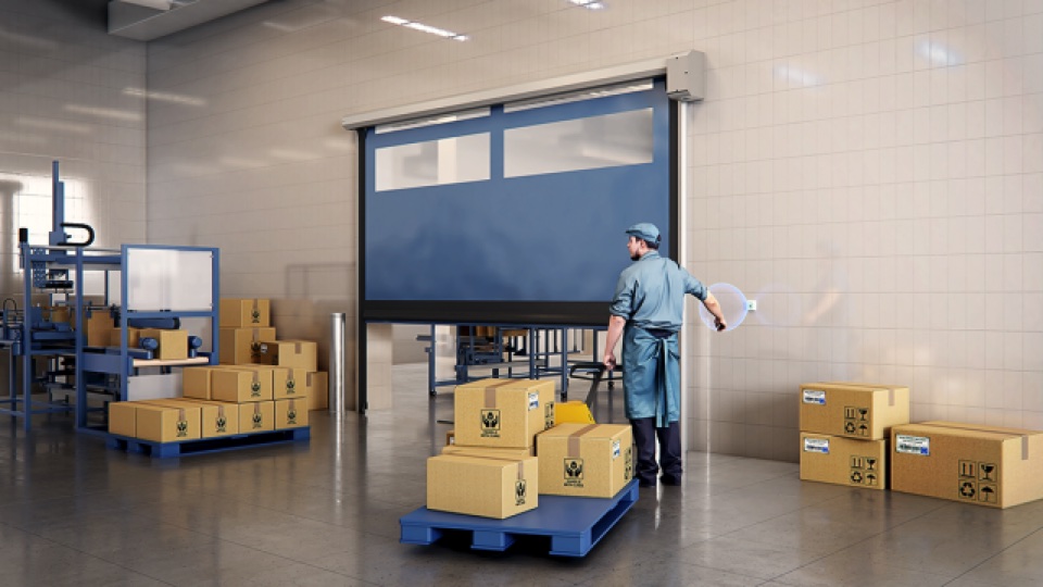 Der Sensor ist in der Industrie ideal einsetzbar, da er den Kontakt zu einem Türöffner vermeidet