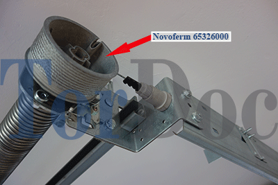 Novoferm Seiltrommel mit Seil rechts mit FBS