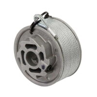 Novoferm Seiltrommel mit Seil rechts, Aluminium