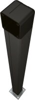 CAME Standsäule für Unterputzschalter, schwarz