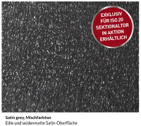 Novoferm Sektionaltor ISO 20 Aktion, Garagentor + Premium-Torantrieb I Satin Grey