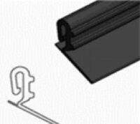 Teckentrup Zargendichtung GS lange Lippe L=2635mm