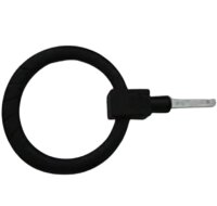 Normstahl Ringgriff schwarz