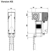 DoorTec Antriebspaket SD-100-24-KC-DC15-25,4-T5
