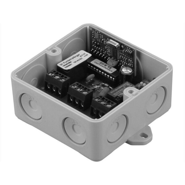 BelFox Funkempfänger 2 Kanal, 433 MHz, 24 V, Feuchtraumgehäuse