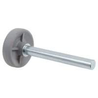 Novoferm Laufrolle mit langer Achse, flach