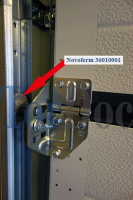 Laufrolle mit kurzer Achse (flach) Novoferm, Siebau