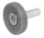 Laufrolle mit kurzer Achse (flach) Novoferm, Siebau