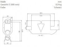 Marantec Torabschlussprofil (2 Kammern)