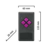 Dickert FHS20-02 Handsender LinearCode 4 Kanal 40 MHz