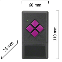 Dickert FHS20-02 Handsender LinearCode 4 Kanal 40 MHz