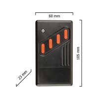 Dickert AHS27-04 Handsender LinearCode 4 Kanal 27 MHz AM