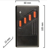 Dickert AHS27-04 Handsender LinearCode 4 Kanal 27 MHz AM