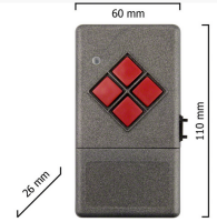 Dickert S20-433A1000 Handsender LinearCode 10 Kanal 433 MHz AM