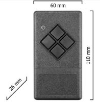 Dickert S20-868A4K00 Handsender KeeLoq 4 Kanal 868 MHz