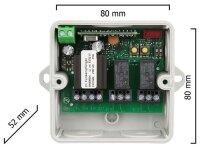 Dickert E27Q-868A201 Mini Empfänger, 12V-24V, AC/DC,...