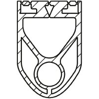 Marantec Torabschlussprofil (1 Kammer)