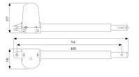 Marantec Comfort ST3024 2 Antriebe für Drehtore bis 3,0 m