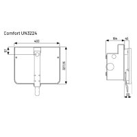 Marantec Comfort UN Unterflur-Drehtorantrieb, 1-flügelig