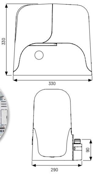 Marantec Schiebetorantrieb Comfort SU Set