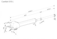 Marantec Comfort 515 L Drehtorantrieb Set 1-flügelig